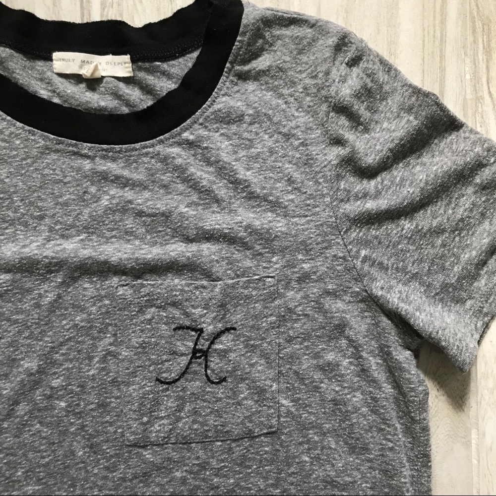 NEW Truly Madly Deeply K Initial Tee